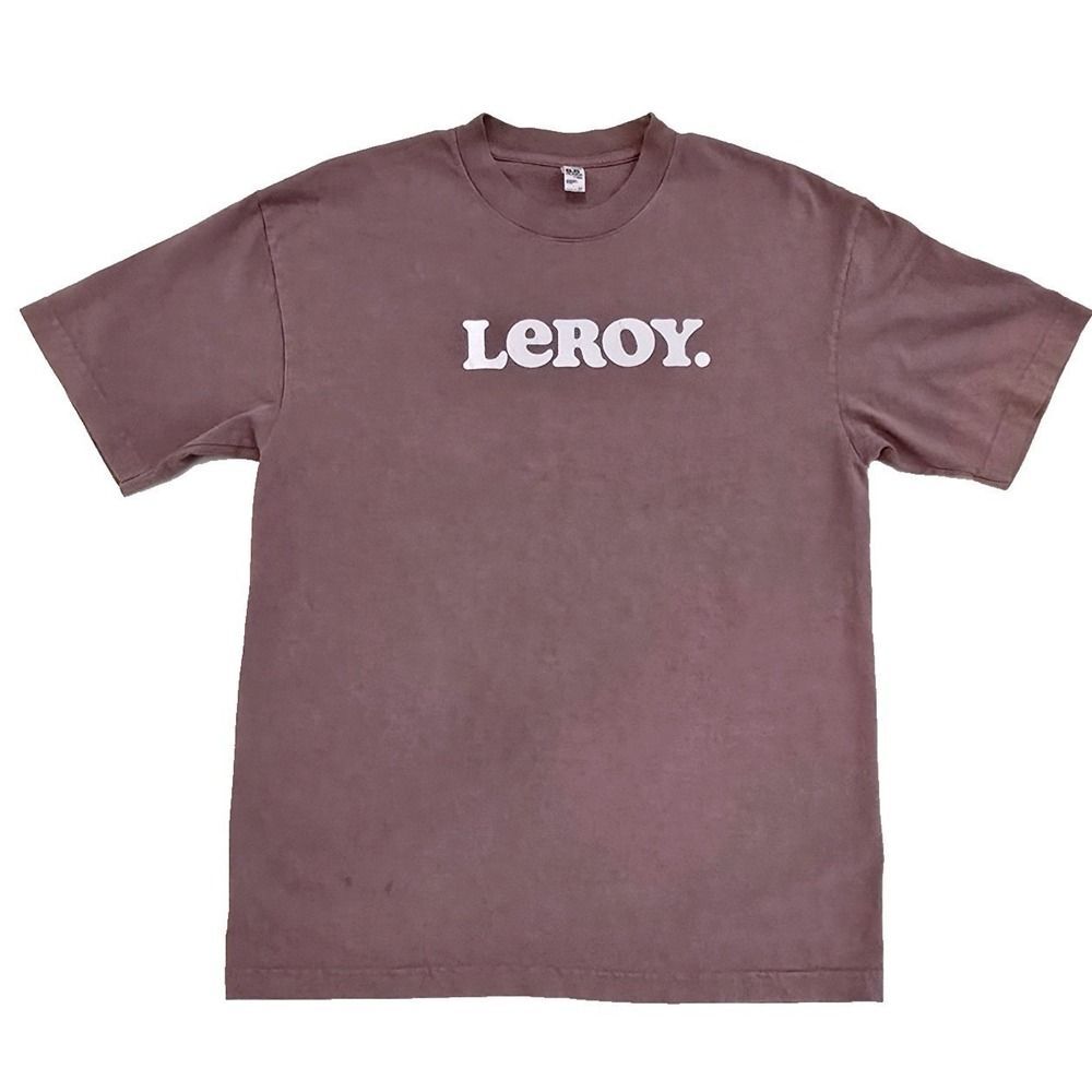 Leroy Cook 0429 Album Merch T-Shirt Medium Los Angeles Apparel Heavyweight Mauve